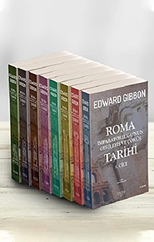 Roma İmparatorluğu'nun Gerileyiş ve Çöküş Tarihi (8 Cilt Bir Arada) kitap kapağı