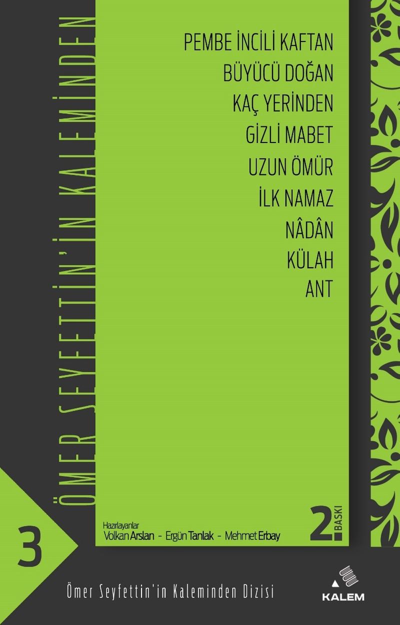 Ömer Seyfettin'in Kaleminden 3 kitap kapağı