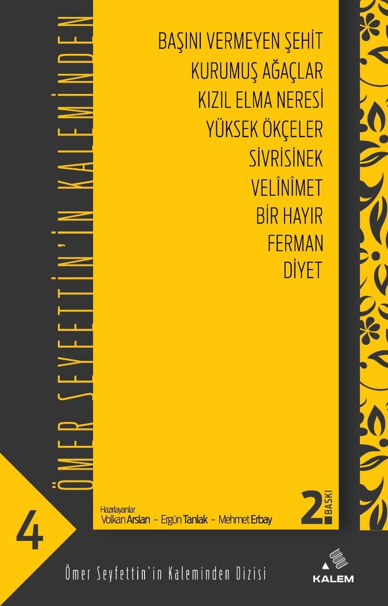Ömer Seyfettin'in Kaleminden 4 kitap kapağı