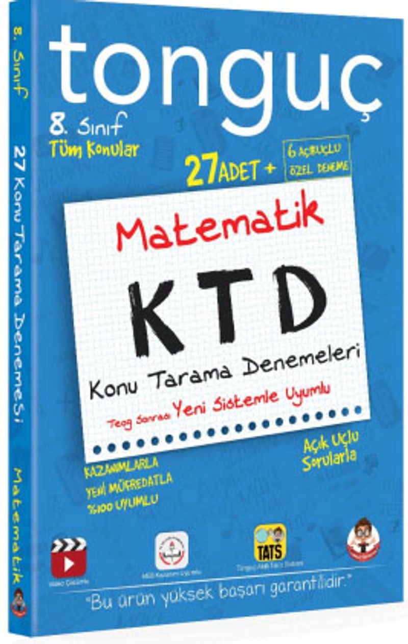 8. Sınıf Matematik Konu Tarama Denemeleri kitap kapağı