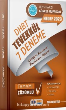 DHBT Tevekkül 7 Deneme (2022-2023) kitap kapağı