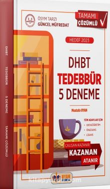 DHBT Tedebbür 5 Deneme (2022-2023) kitap kapağı