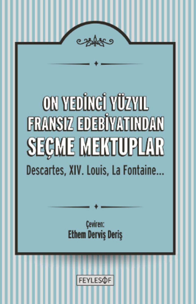 On Yedinci Yüzyıl Fransız Edebiyatından Seçme Mektuplar kitap kapağı