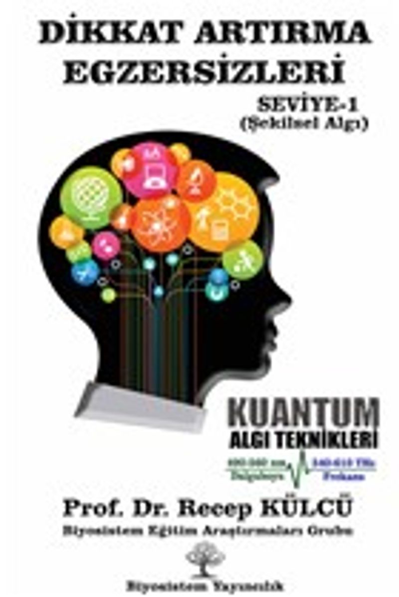 Dikkat Artırma Egzersizleri Seviye 1 (Şekilsel Algı) kitap kapağı
