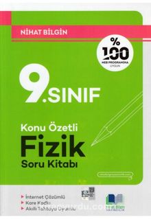 9. Sınıf Fizik Soru Kitabı kitap kapağı