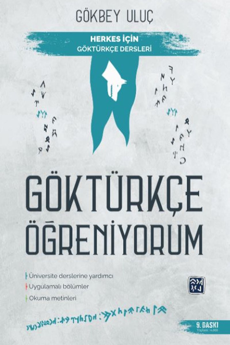 Göktürkçe Öğreniyorum Herkes İçin Göktürkçe Dersleri kitap kapağı
