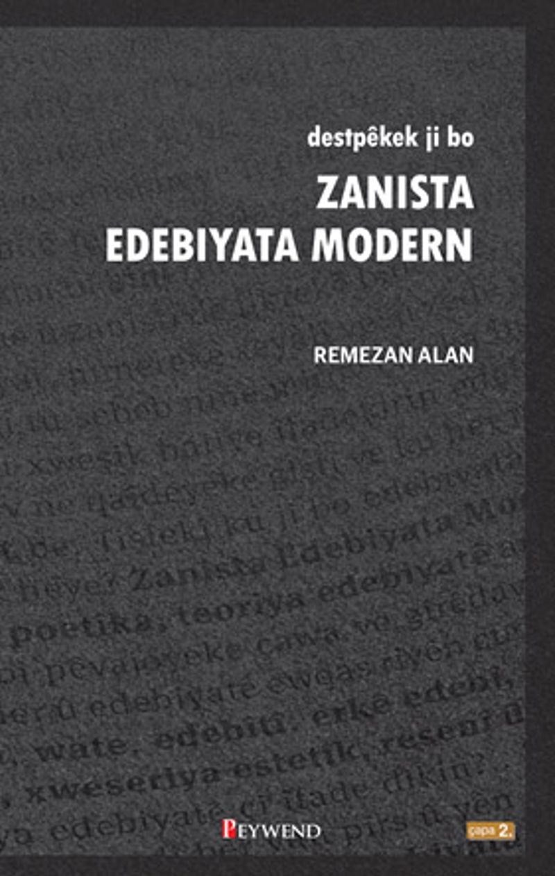 Destpekek ji bo Zanista Edebiyata Modern kitap kapağı