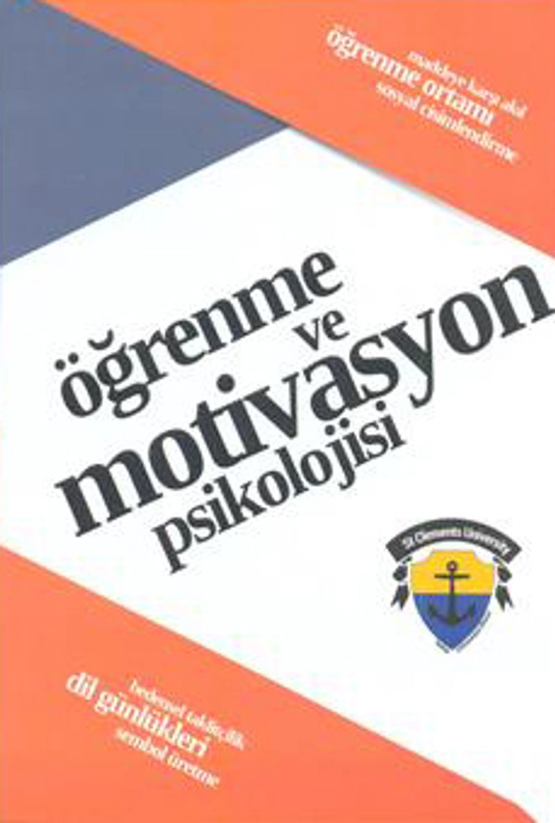 Öğrenme ve Motivasyon Psikolojisi kitap kapağı