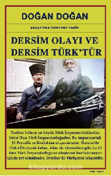 Dersim Olayı ve Dersim Türk’tür kitap kapağı