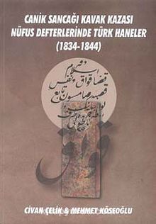 Canik Sancağı Kavak Kazası Nüfus Defterlerinde Türk Haneler (1834-1844) kitap kapağı