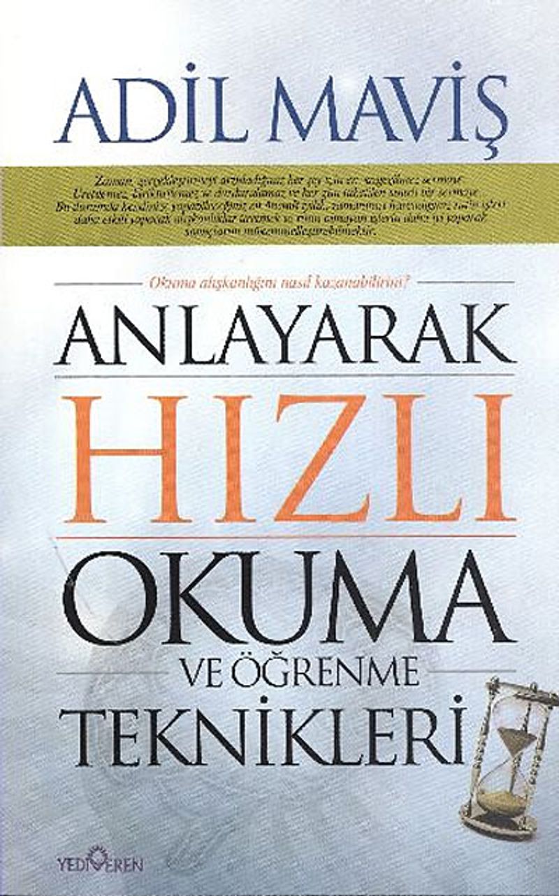 Anlayarak Hızlı Okuma Ve Öğrenme Teknikleri kitap kapağı