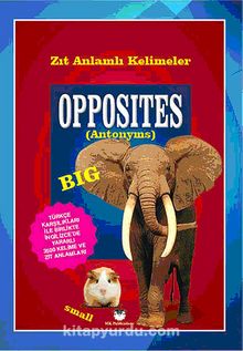 Opposites (Antonyms) / Zıt Anlamlı Kelimeler (Cep Boy) kitap kapağı
