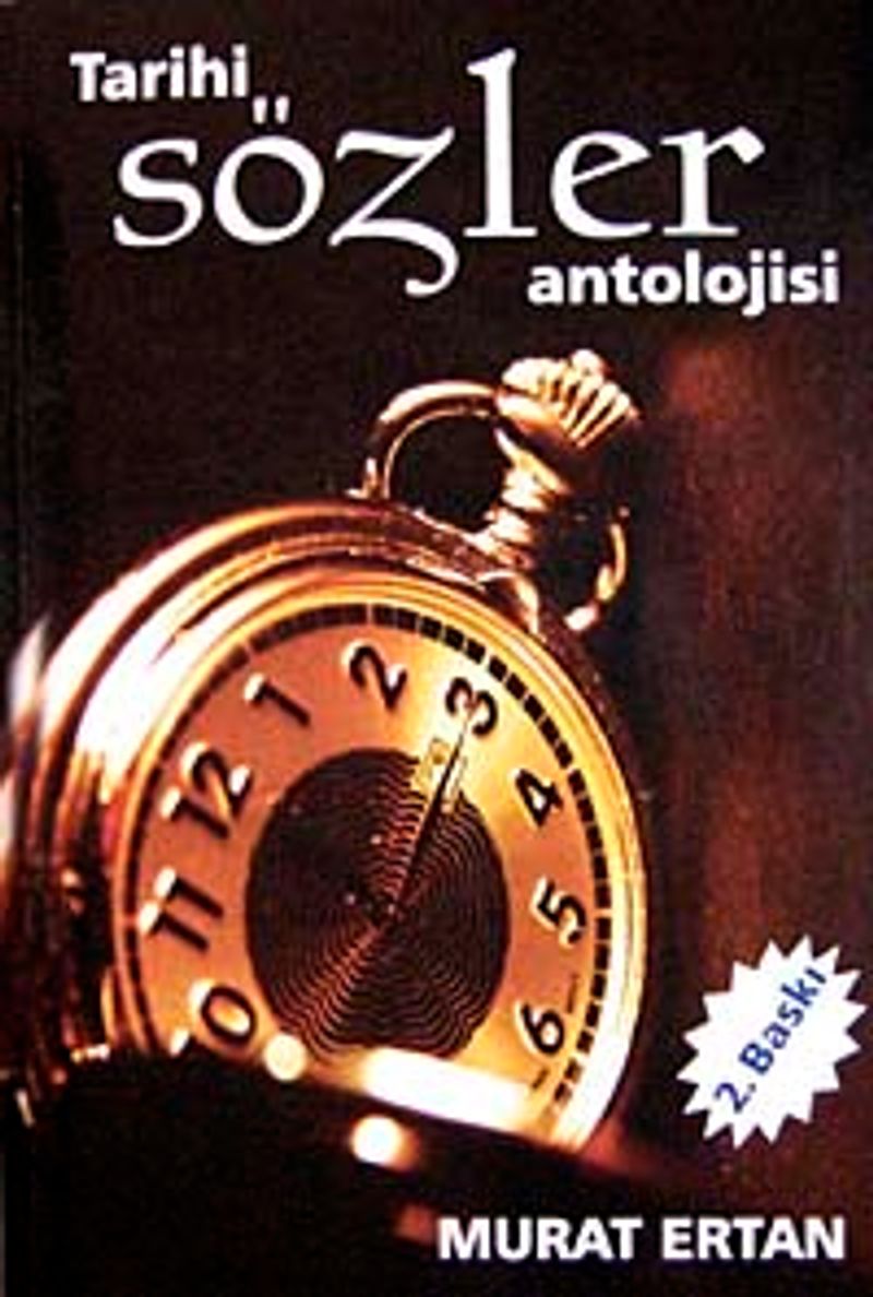 Tarihi Sözler Antolojisi kitap kapağı