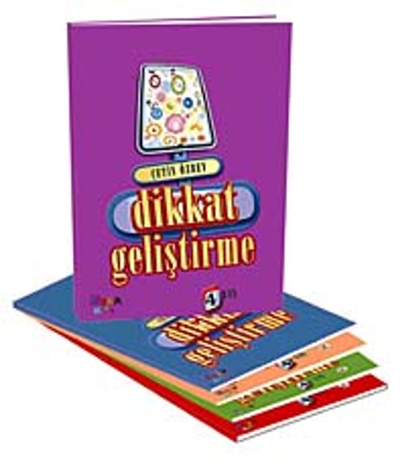 Dikkat Geliştirme Seti 4 Yaş (5 Kitap Takım) kitap kapağı