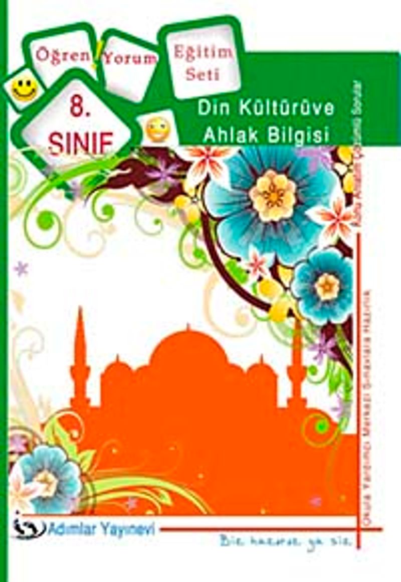 8. Sınıf Din Kültürü ve Ahlak Bilgisi kitap kapağı