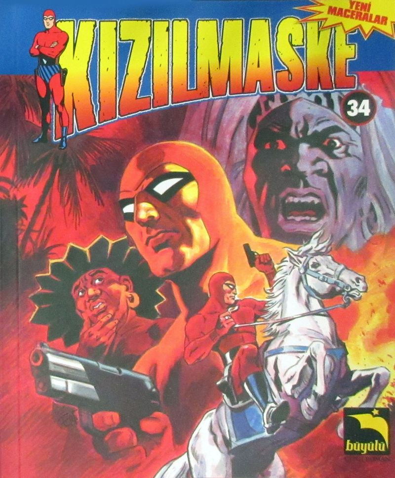 Kızılmaske 34 kitap kapağı