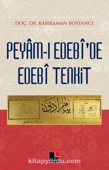 Peyam-ı Edebi'de Edebi Tenkit kitap kapağı