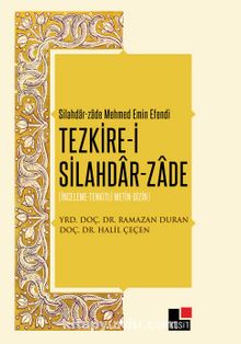 Tezkire-i Silahdar-Zade kitap kapağı