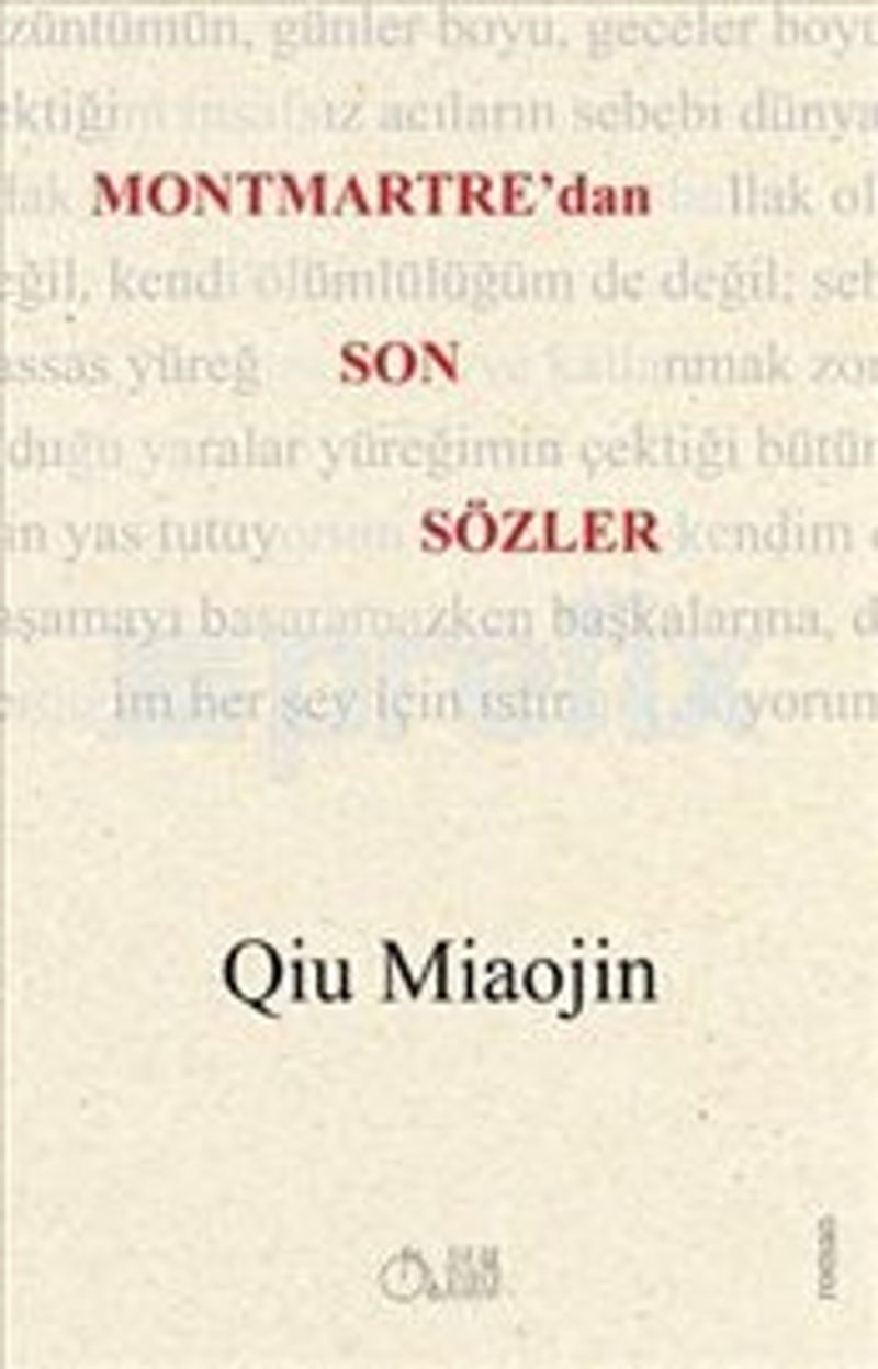 Montmartre'dan Son Sözler kitap kapağı