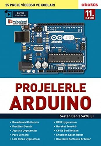 Projelerle Arduino kitap kapağı