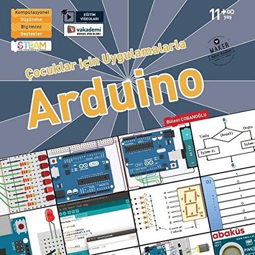 Çocuklar için Uygulamalarla Arduino kitap kapağı