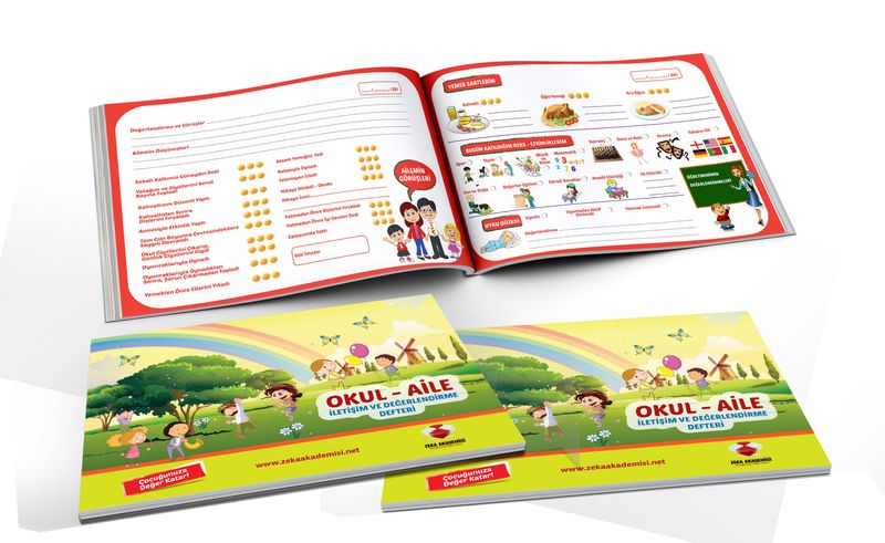 Okul-Aile İletişim ve Değerlendirme Defteri kitap kapağı