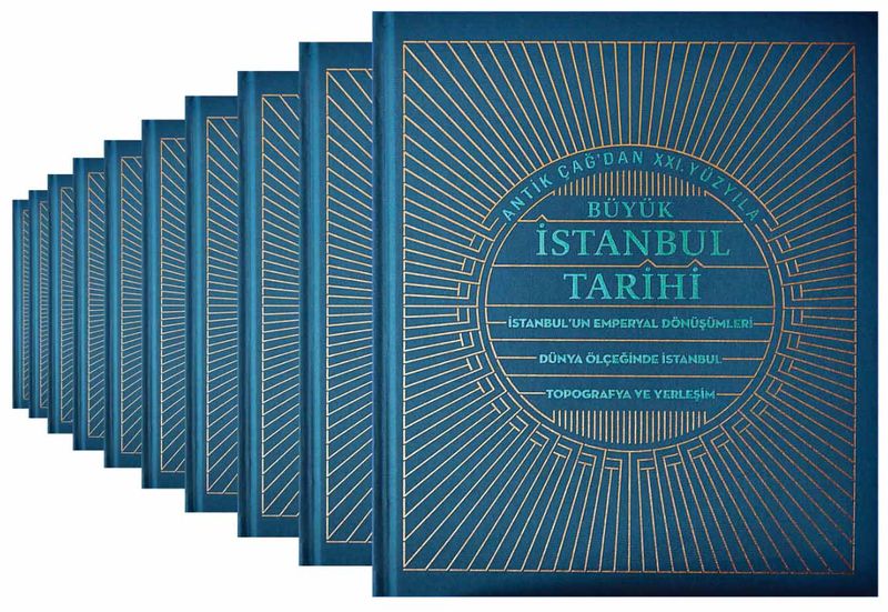 Antik Çağ'dan XXI. Yüzyıla Büyük İstanbul Tarihi (10 Cilt Takım) kitap kapağı