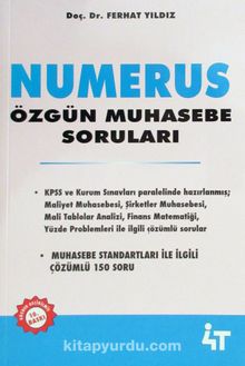 Numerus Özgün Muhasebe Soruları kitap kapağı