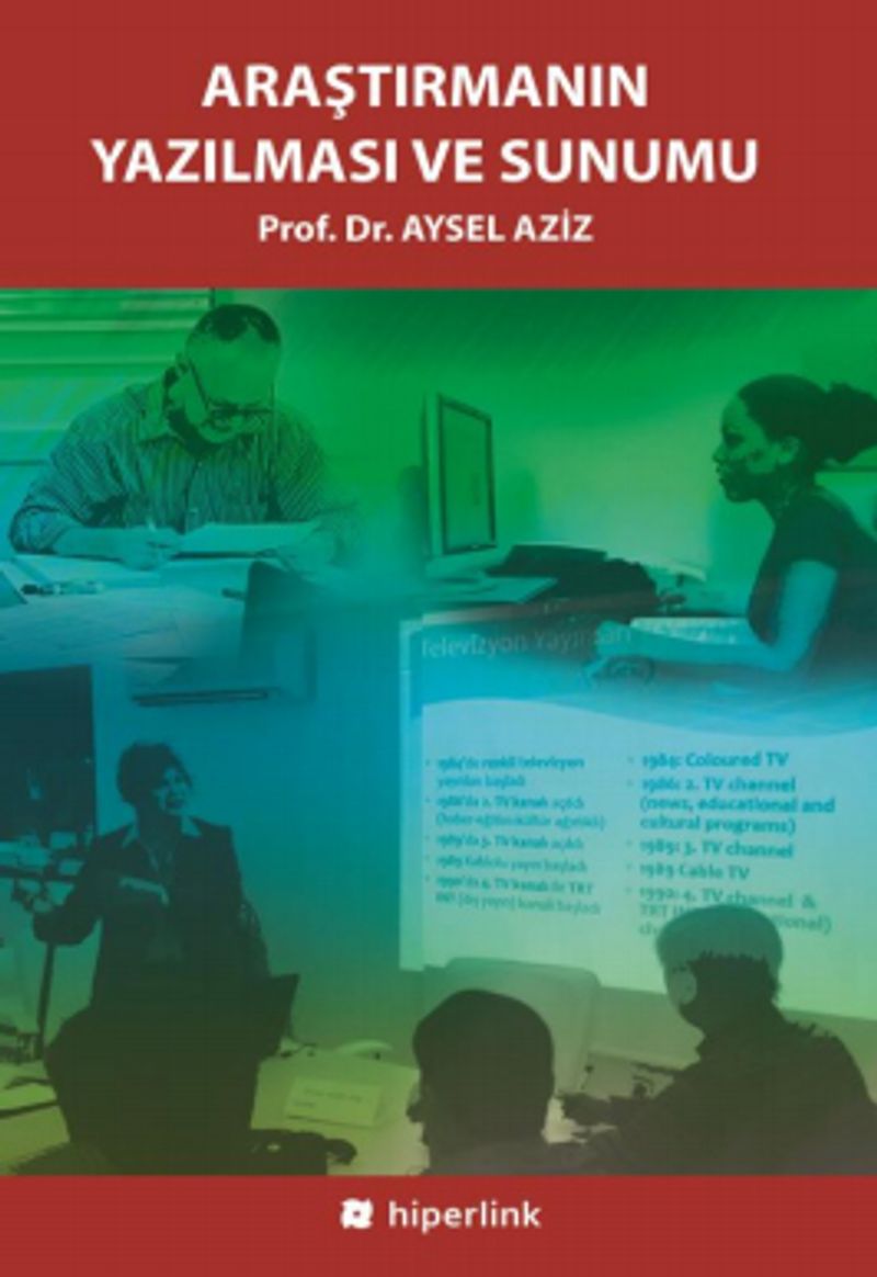 Araştırmanın yazılması ve sunumu kitap kapağı
