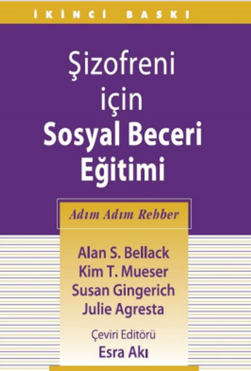 Şizofreni İçin Sosyal Beceri Eğitimi kitap kapağı