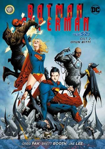 Batman - Süperman Cilt 2 - Oyun Bitti kitap kapağı