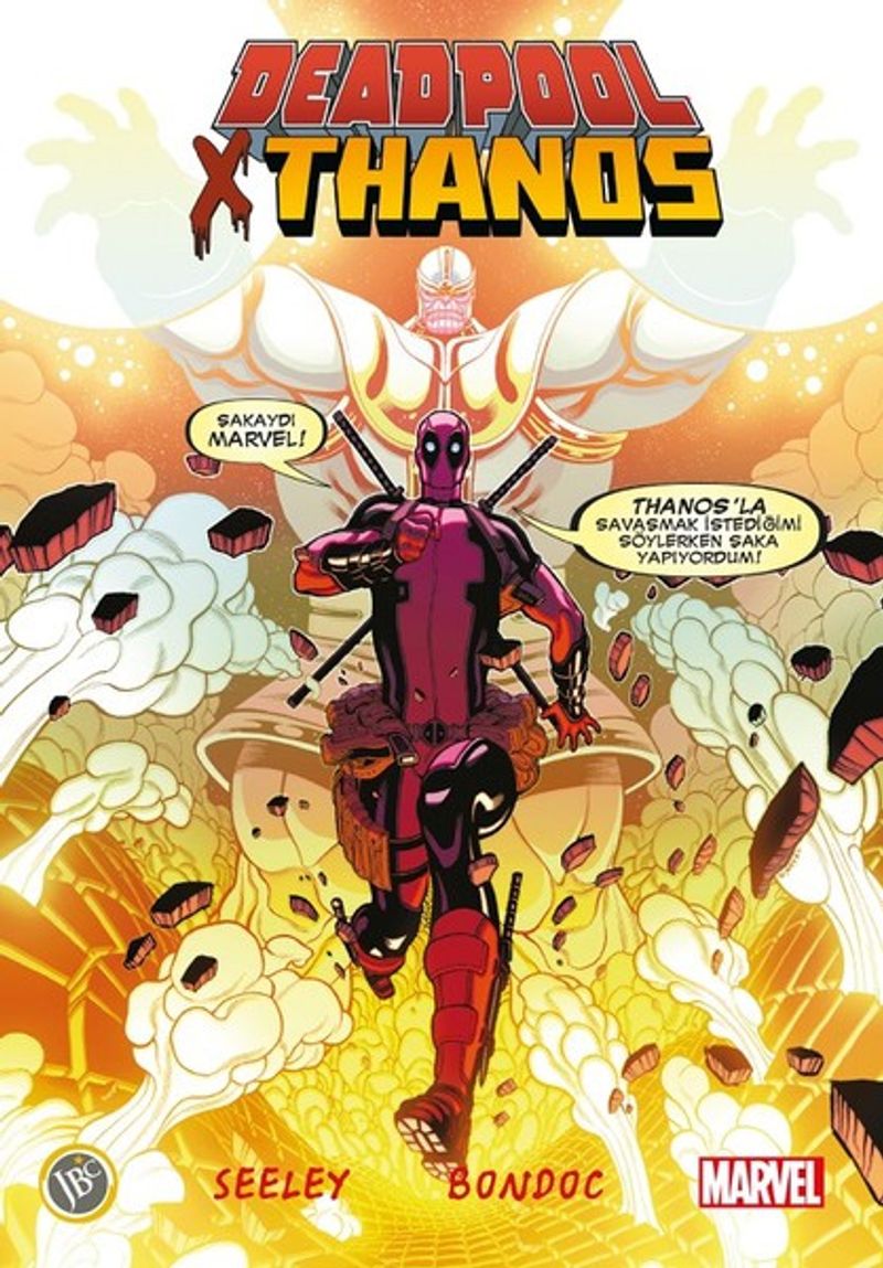 Deadpool x Thanos kitap kapağı