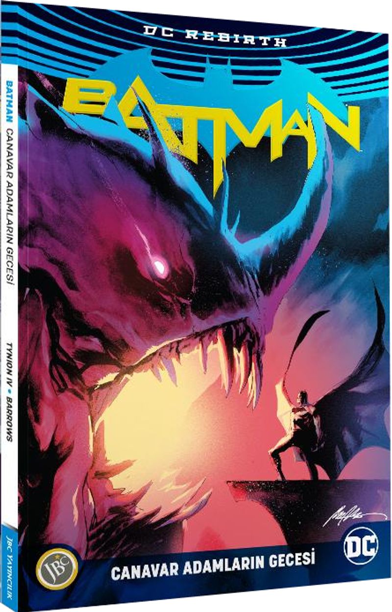 Batman Rebirth - Canavar Adamların Gecesi kitap kapağı