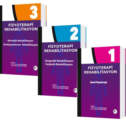 Fizyoterapi Rehabilitasyon Seti 3 Cilt Takım kitap kapağı