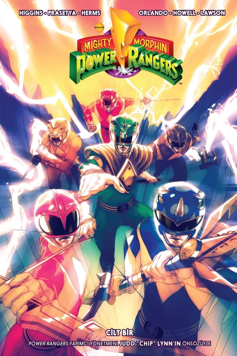 Power Rangers 1 kitap kapağı