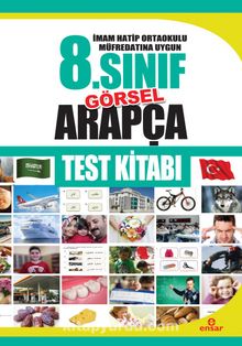 8. Sınıf Görsel Arapça Test Kitabı kitap kapağı