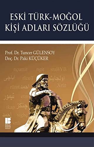Eski Türk-Moğol Kişi Adları Sözlüğü kitap kapağı