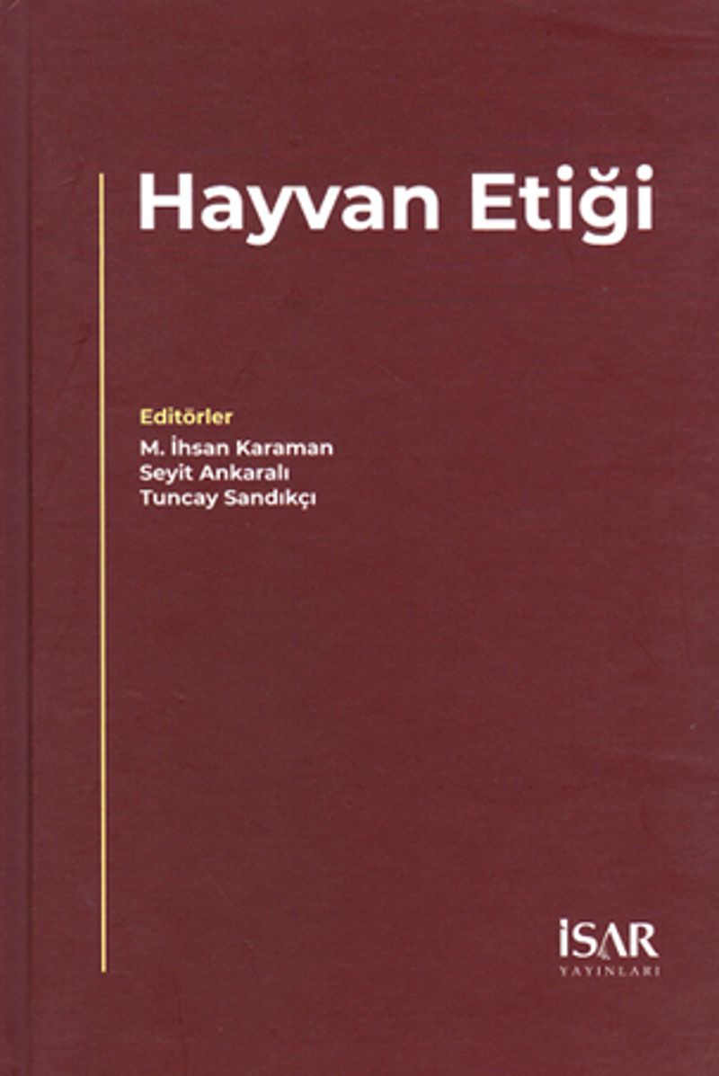 Hayvan Etiği kitap kapağı