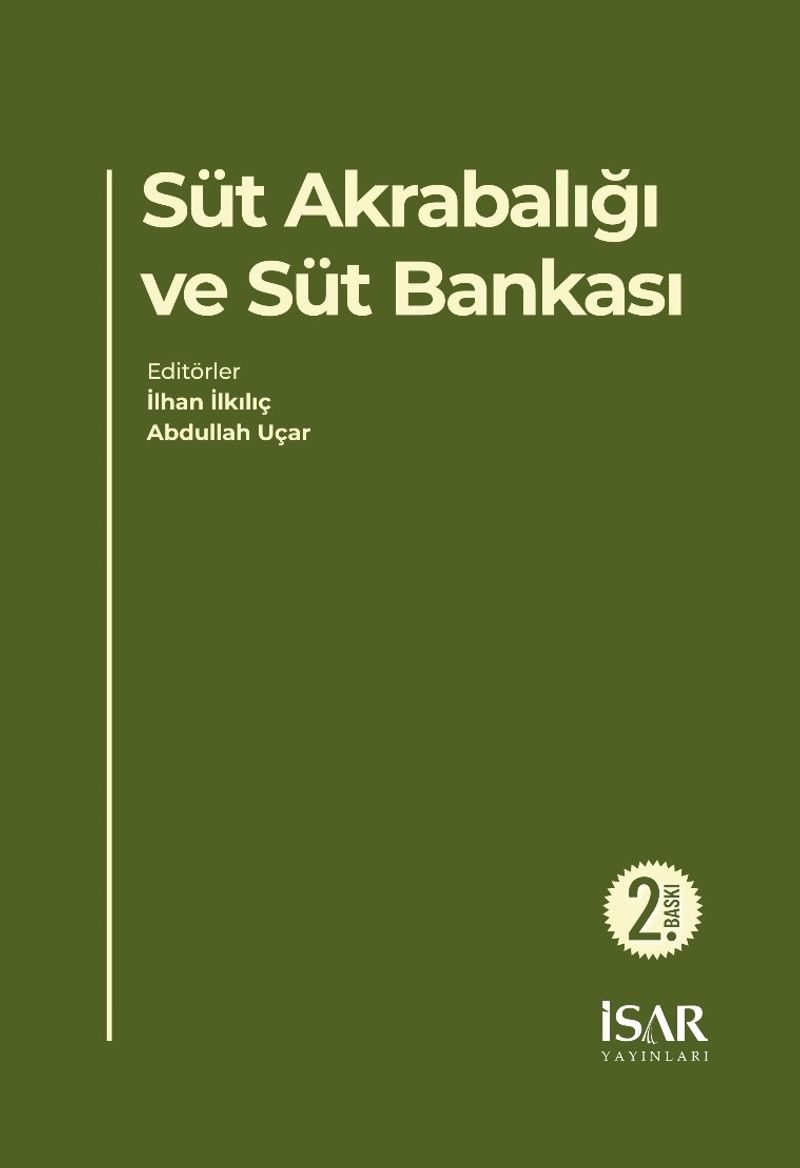 Süt Akrabalığı ve Süt Bankası kitap kapağı