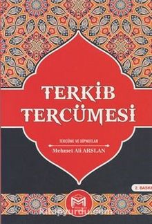 Terkib Tercümesi kitap kapağı