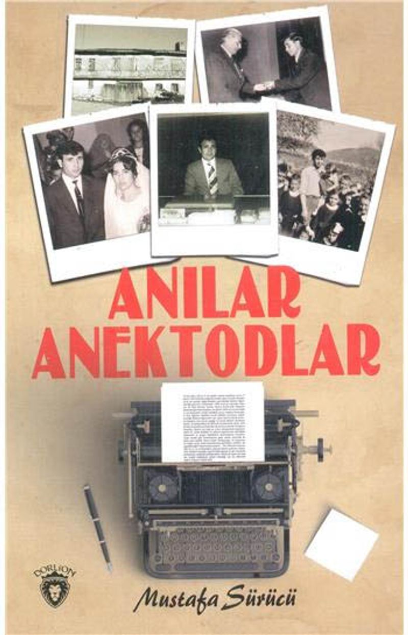 Anılar Anektodlar kitap kapağı
