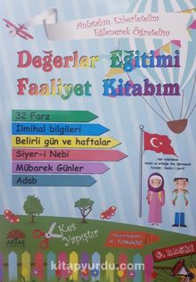 Değerler Eğitimi Faaliyetim Kitabım kitap kapağı