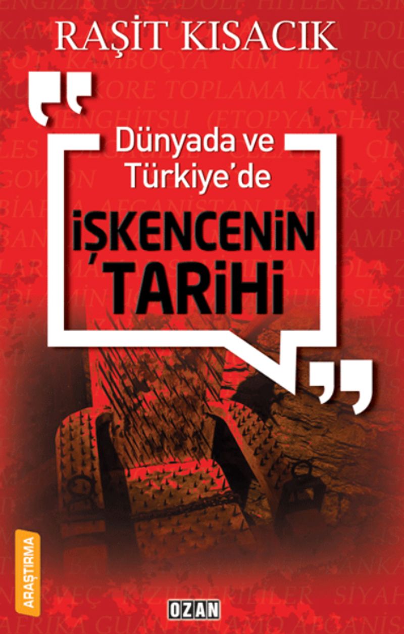 Dünyada ve Türkiye'de İşkencenin Tarihi kitap kapağı