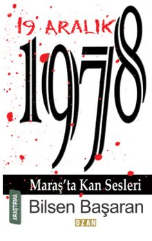 19 Aralık 1978 Maraş’ta Kan Sesleri kitap kapağı