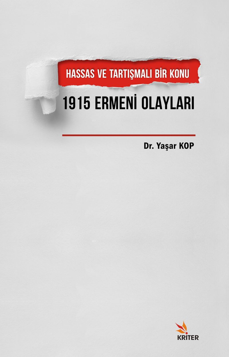 Hassas ve Tartışmalı Bir Konu 1915 Ermeni Olayları kitap kapağı
