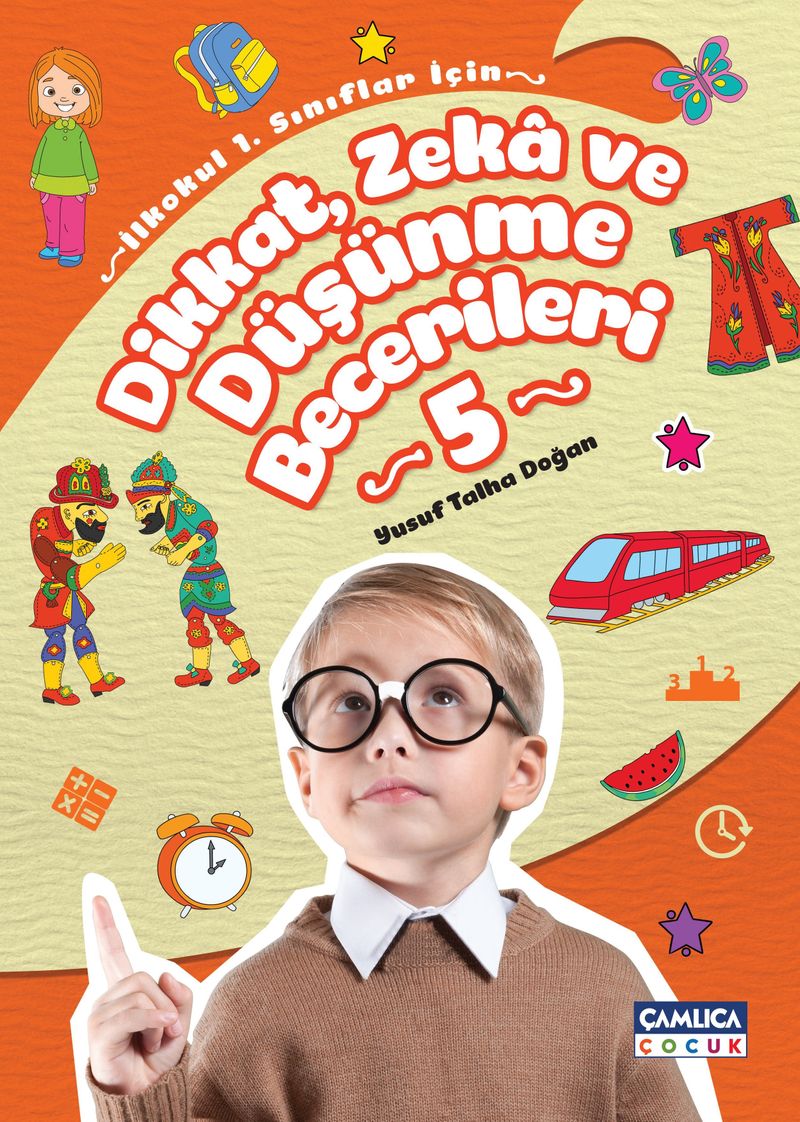 Dikkat, Zeka ve Düşünme Becerileri Seti (5. Kitap) kitap kapağı