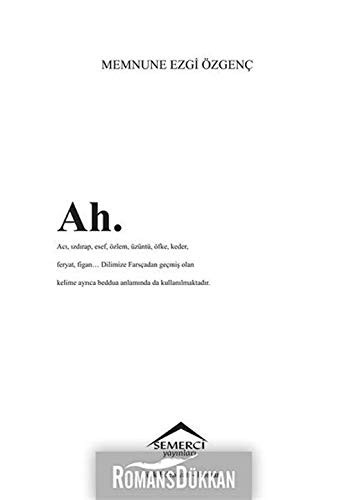 Ah. kitap kapağı