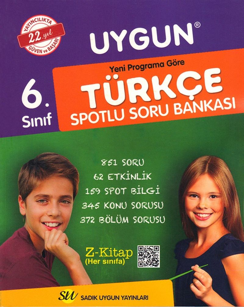6. Sınıf Türkçe Spotlu Soru Bankası kitap kapağı