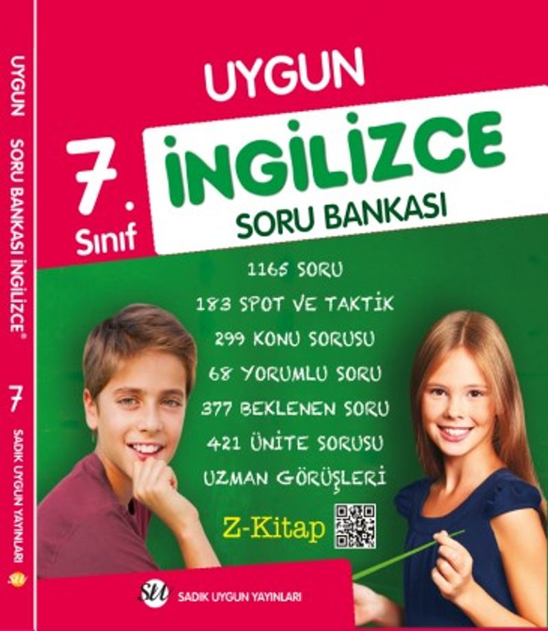 7. Sınıf İngilizce Soru Bankası kitap kapağı