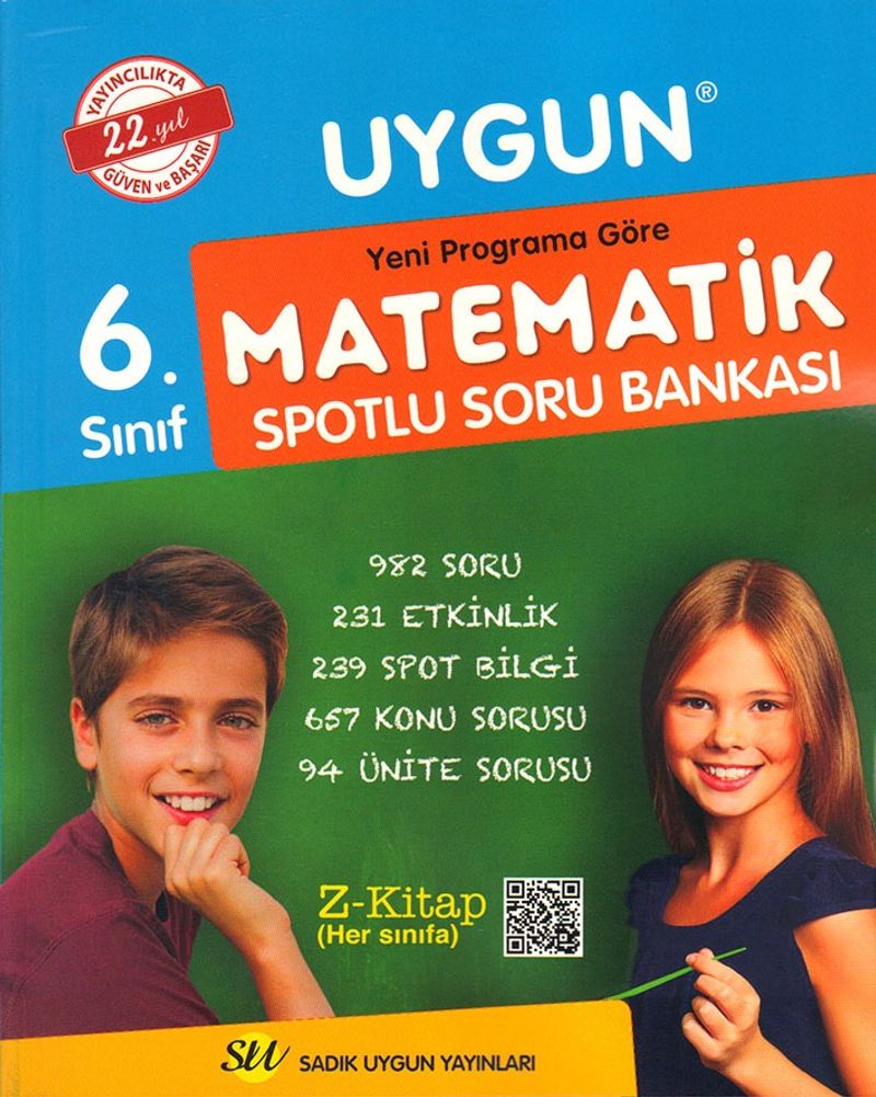 6. Sınıf Matematik Spotlu Soru Bankası kitap kapağı